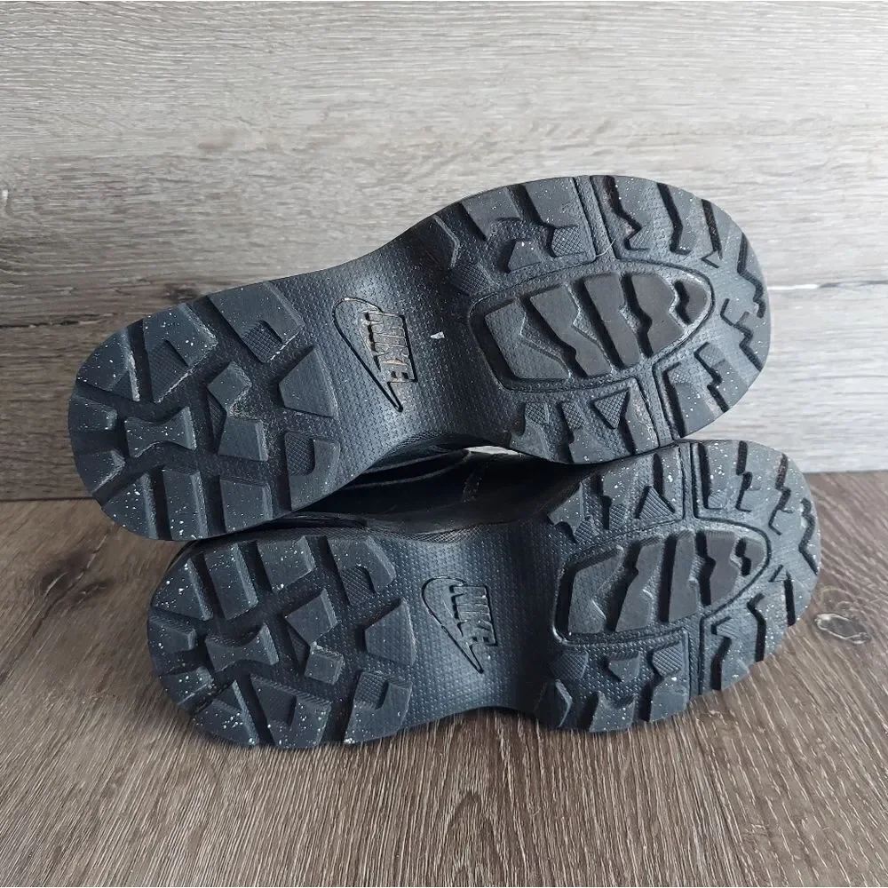 Nike Air Max Goaterra 2.0 Size 3.5Y Kids Boots Triple Black
